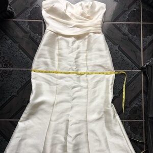 David’s bridal cream mermaid wedding dress